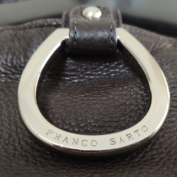 Franco Sarto brown leather shoulder, under arm bag - Picture 3 of 12